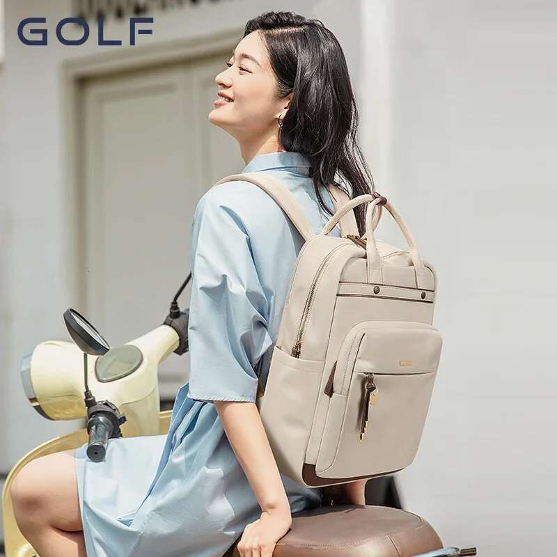 GOLF Backpacks For Women 2024 Business Trips Bag Fit 15.6 Inch Laptop Oxford Fashion Travel Commuting Backpack Bags With Handle