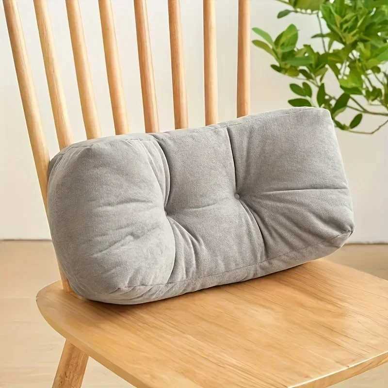 Lumbar Support Pillow Back Pillows Ergonomic Lumbar Nap Sleeping Pad Back Support Pillow for Sitting Comfortable Seat Cushion G251124