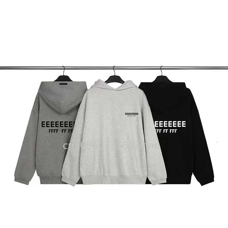 SS25 AlwaysOn Series Brand Mens Hoodies Chest Back Rubber Letter Hoodies Designer Brand Mens Oversized Hoodies M251124