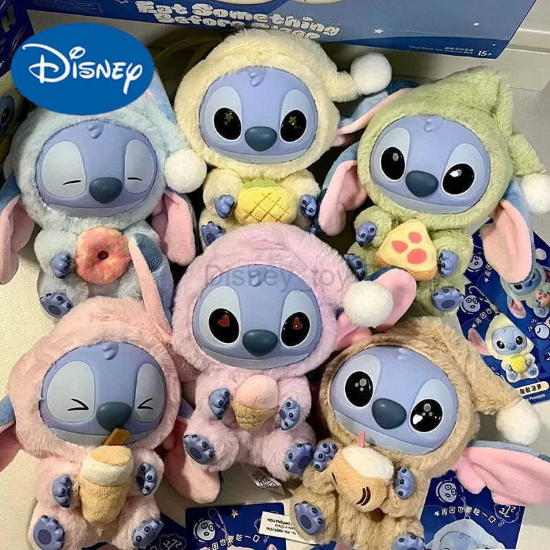 Disney toys New Miniso Disney Sewing Machine Bedtime Eating Series Vinyl Blind Box Pendant Cute Doll Mystery Box Toy Adult Gift Y250424