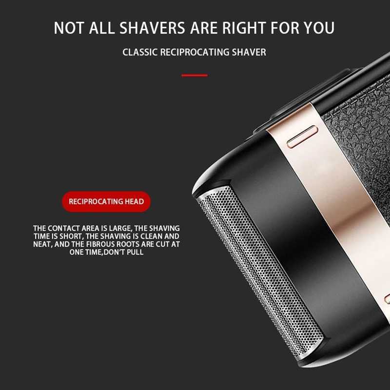 Kemei powerful rechargeable shaver for men foil electric shaver beard hair shaving head bald electric razor with extra mesh L251124