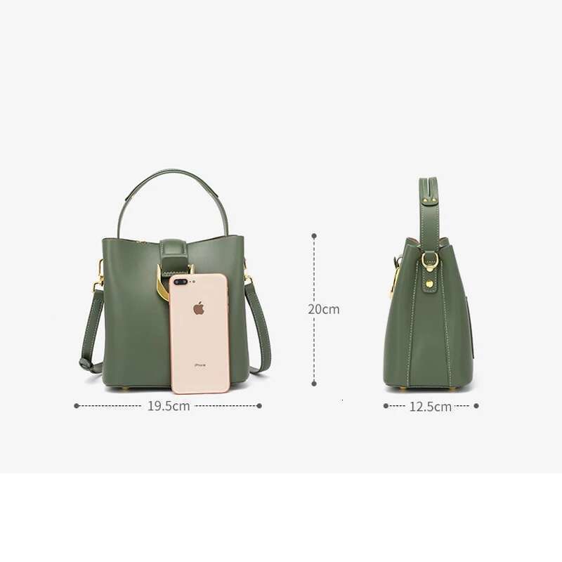 Women Handbag 100% Genuine HandBag Casual Cross Body Real Leather woman Messenger Bag Lady Shoulder Bags Totes handtas
