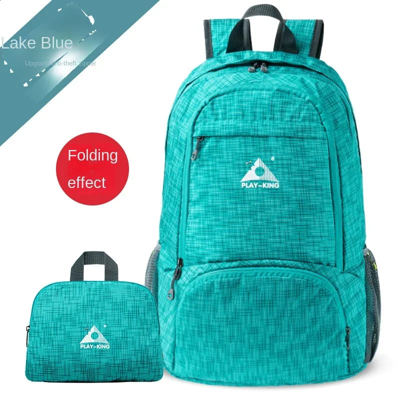 Skin Bag Outdoor Travel Foldable Lightweight Leisure Sports Camping Backpack Hiking and Mountaineering Anti Splash Water 250417