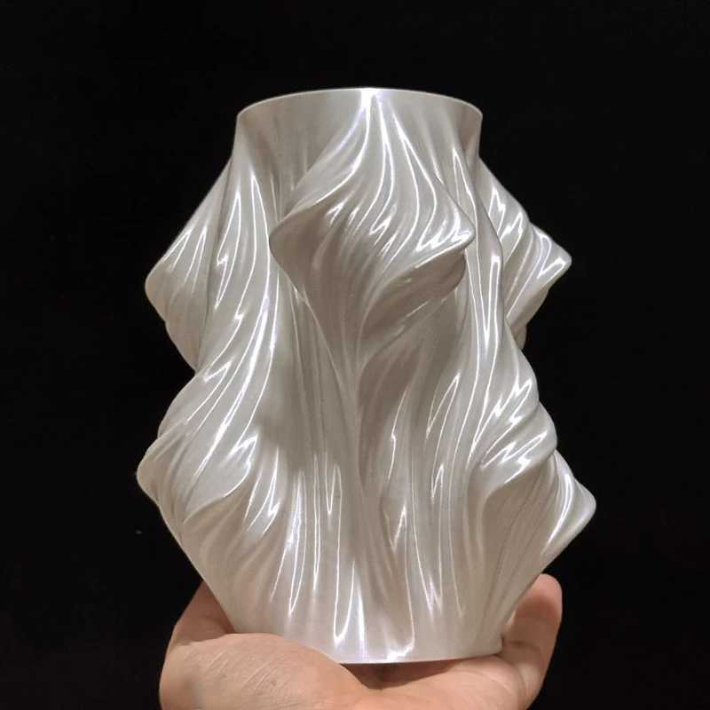 3D Printed Vases Elegant Room Flower Bottle Luxury Modern Design Vase Nordic Interior Minimst Dried Flowers Vase Office Decor C251124