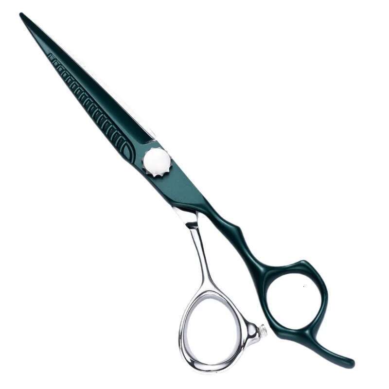 6.0 Inch Japan440C Barber Shop Hairstylist Professional Hairdressing Tools Straight Thinning barber special hair scissors Set