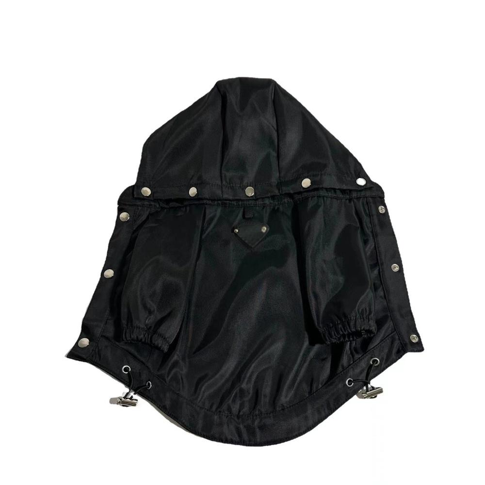 2025 new Clothes Designer Apparel Nylon Dog Jacket with Lnverted Triangle Resistant Adjustable Drawstring Waterproof and Windproof Removable