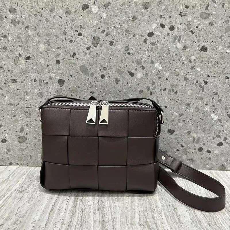 Fashionable Mini Square Crossbody New Argyll Weave Camera Box Single Shoulder Bag From China Mainland With Unbranded