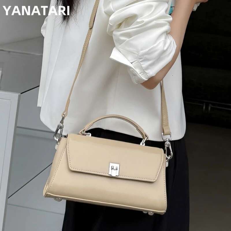 Designer Bag YANATARI Handbags Female Crossbody Bags Small Square Shoulder Bag New Fashion Genuine Cowhide Leather Satchel