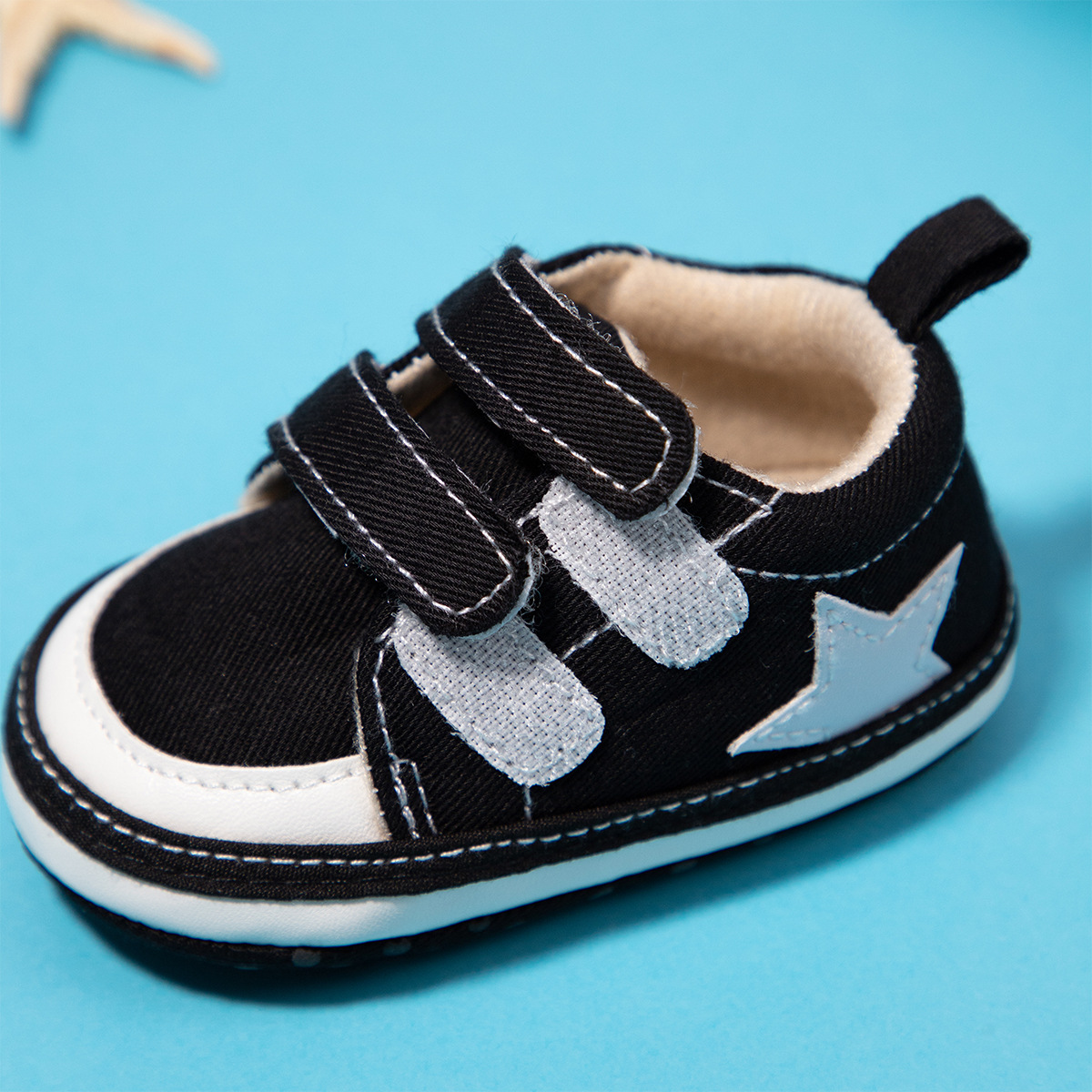 Newborn Baby Canvas Shoes Anti-slip Soft Baby Kids Sneakers Kidszworld Casual Toddler First Walkers Crib Shoes 0-18 Months K0466
