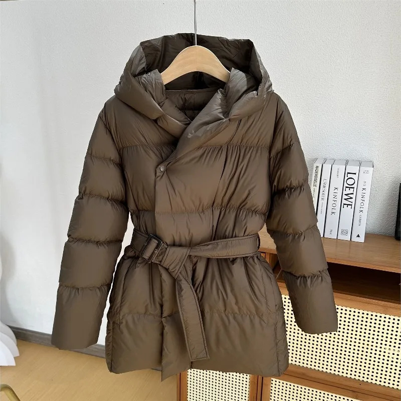 Womens Winter Parka Coat 2025 High-grade Warm Hooded Ladies Outerweat Fashion Loose Temperament Lady Short Down Cotton Jacket 251121 - view 7