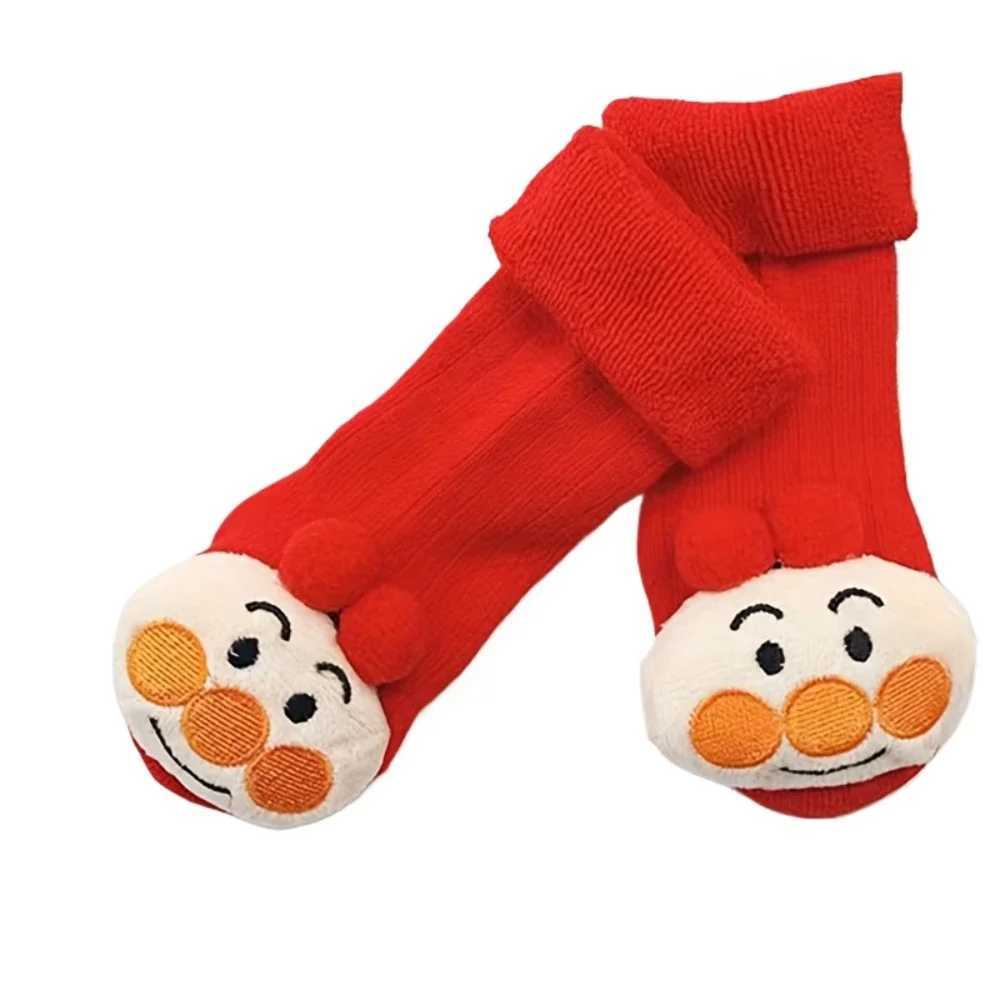 1 Pair Baby Christmas Winter Thick Terry SOCKS Non-slip Toddler SOCKS Red Santa Claus Christmas Cute Decoration G251124
