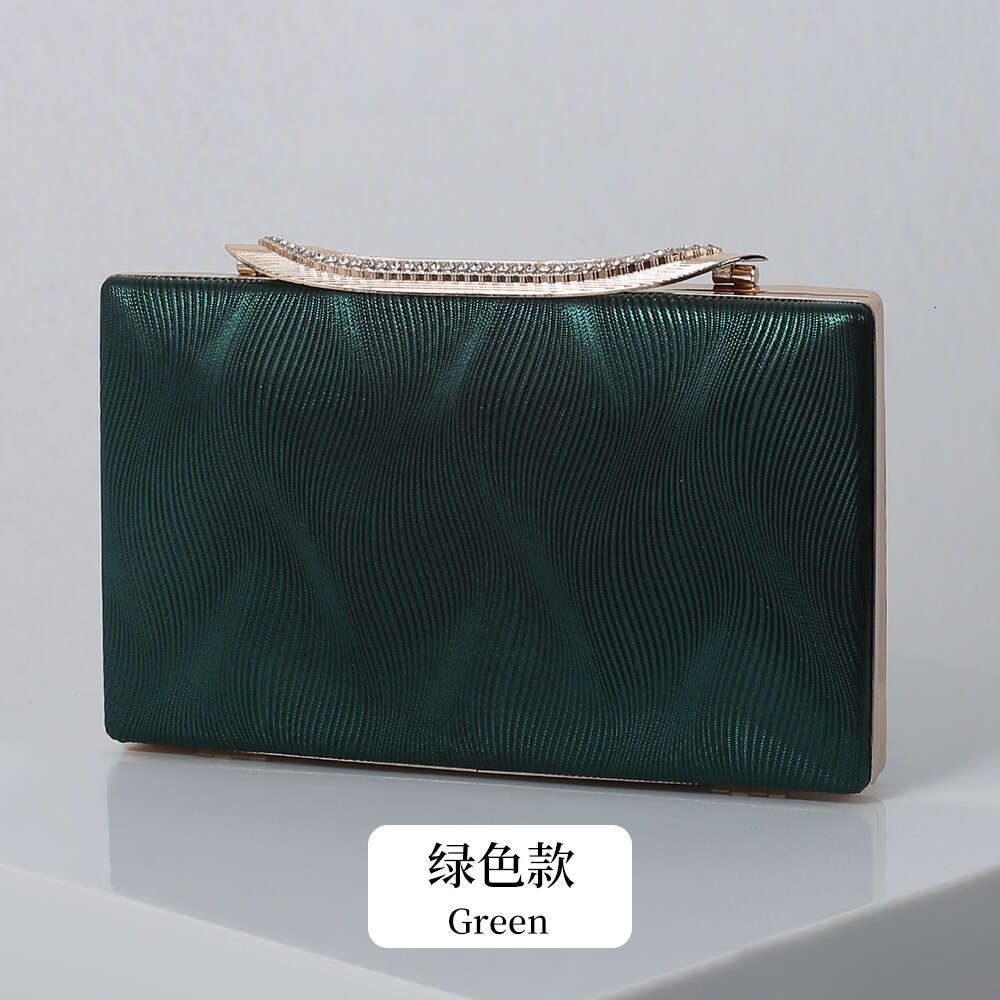 Dinner Bag New Banquet Fashionable Shoulder Handheld Evening Dress Versatile Small Square Bag KQ