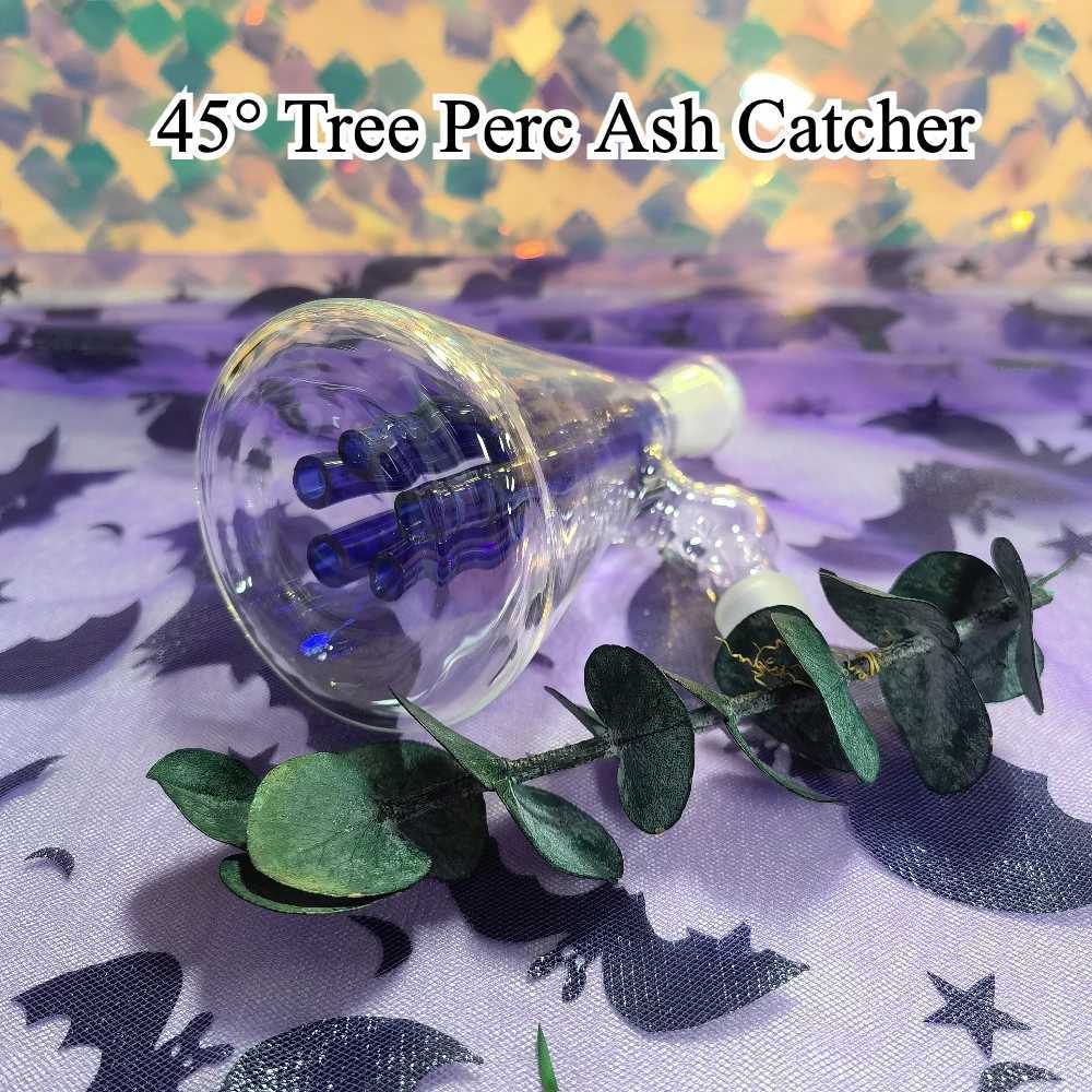 Portable Handmade Glass Vase - Thickened Borosilicate Glass Art - 14mm Perc Ash Catcher C251124
