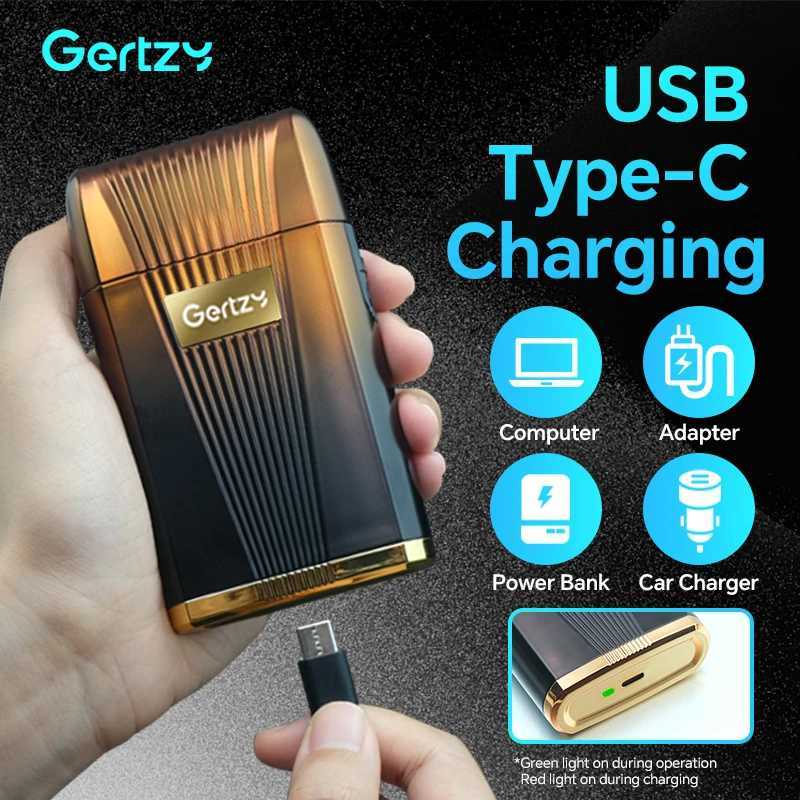 Mens electric shaver reciprocating aluminum foil shaver USB rechargeable beard shaver portable shaver for travel L251124