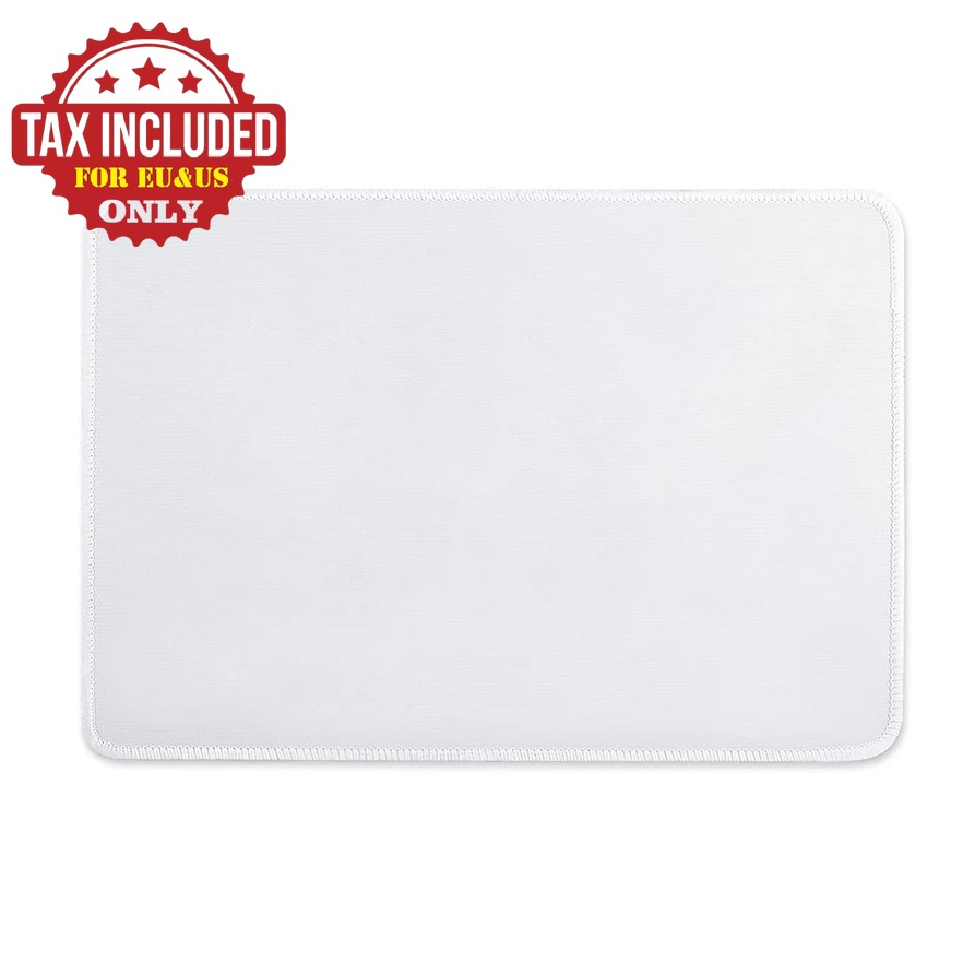 Blank White Mouse Pad with Stitched Edge Sublimation Rectangle Mouse Mat Washable Non-Slip Rubber Base Mousepad big Size