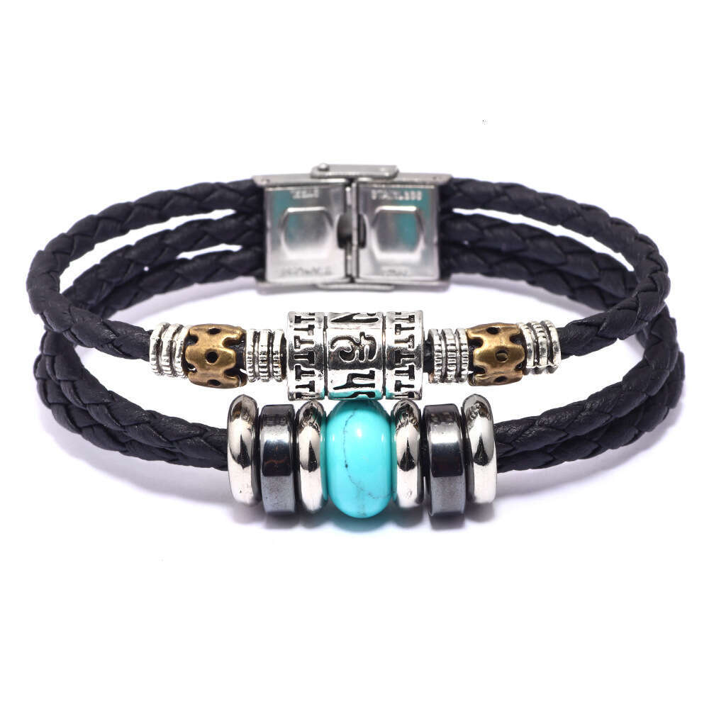 Fashion Lapis lazuli stainless steel buckle, tiger eye stone bracelet, natural stone, hidden sier jewelry