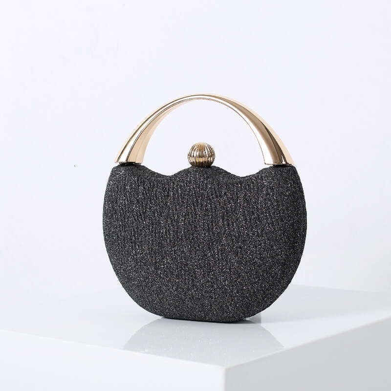 Dinner Bag New Bright Pink Handheld Banquet Fashion Arc Dinner Wedding Gift Party Bead Evening Dress Bag KQ