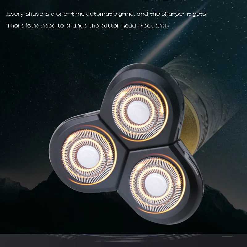 Kemei 6710 Electric Shaver Waterproof 3D Mens Wet Dry Electric Razor Beard Rechargeable Shaving Machine Wet Dry L251124