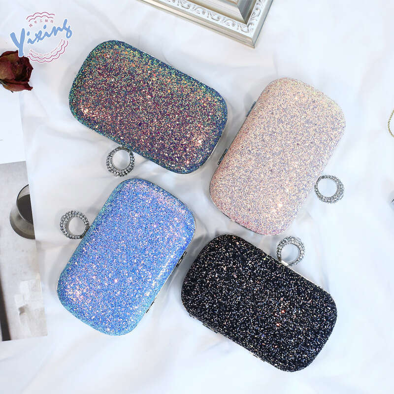 Dinner Bag Fantasy Sequin Celebrity Party Girl Bag Set With Dinner Bag KQ