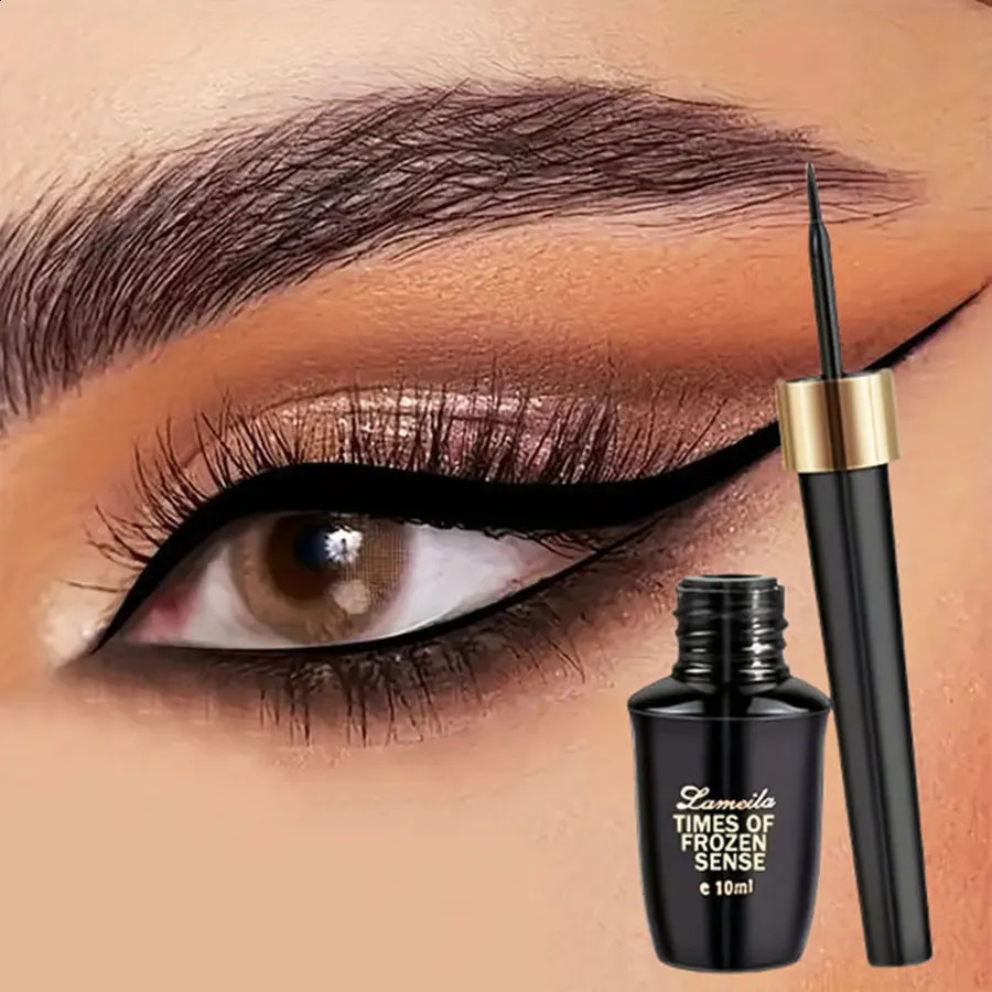 Lined with liquid tip fast drying waterproof colorless long term color eyeliner pen ultrathin 250418