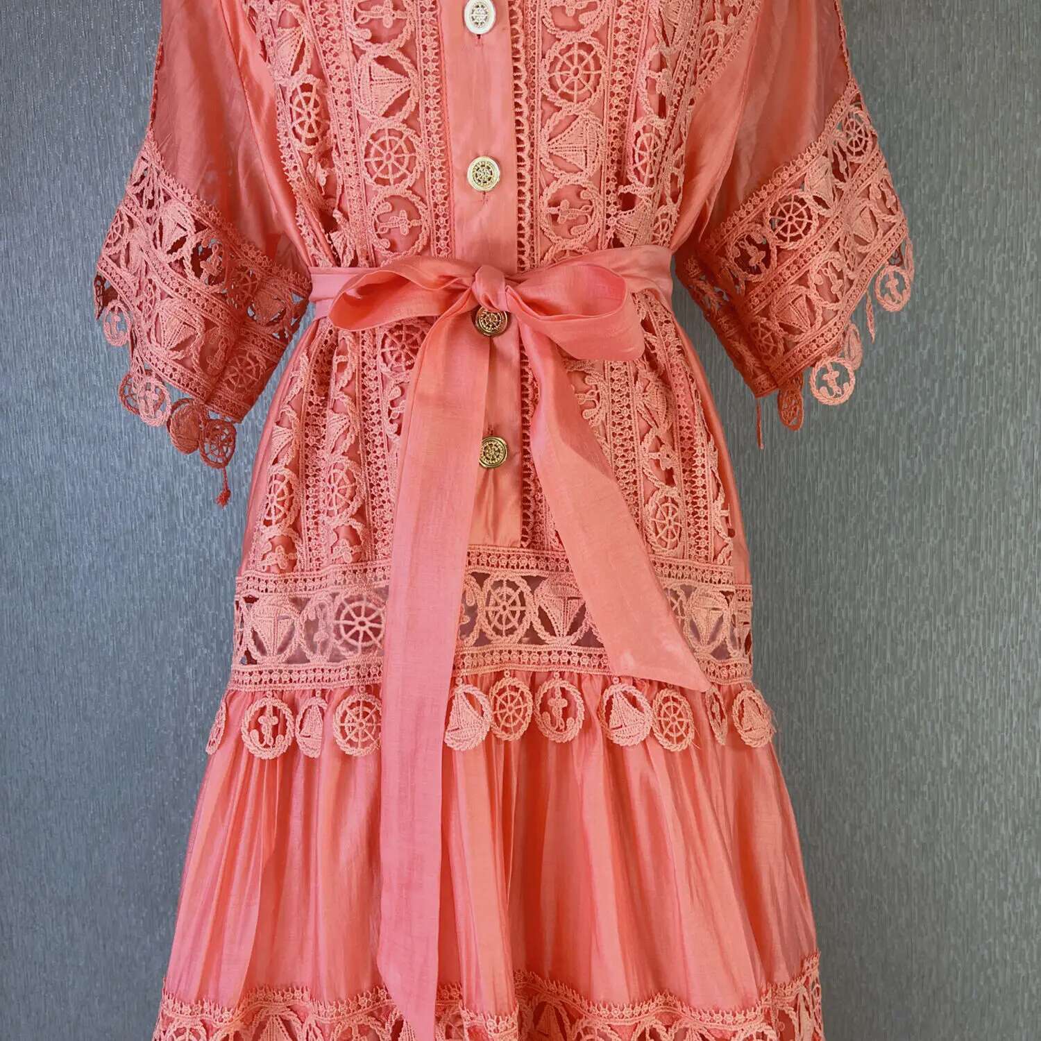 Long Maxi Dresses Shirt Women Summer Holiday Embroidery Crochet Hollow Out Evening Party Vestidos Loose Elegant Robe
