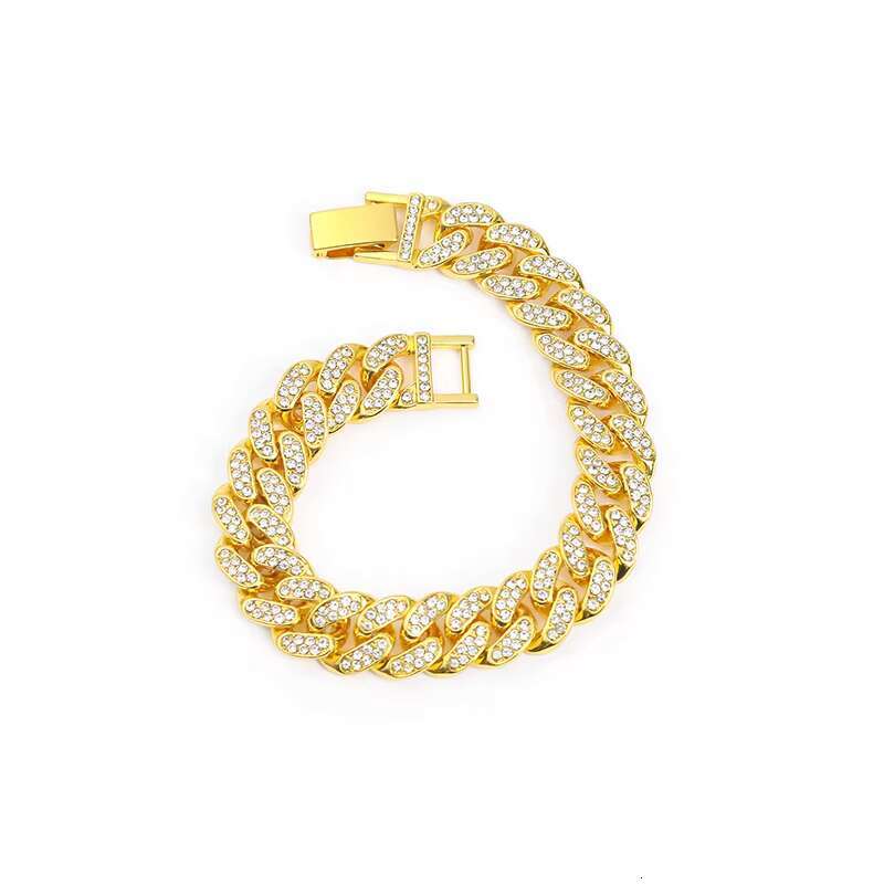 Hotsale Super Big Cuban Link Chain Luxury Hip Hop Jewelry Bracelet with Gold Plating Fashion Style Inspired by Miami Cuban Link