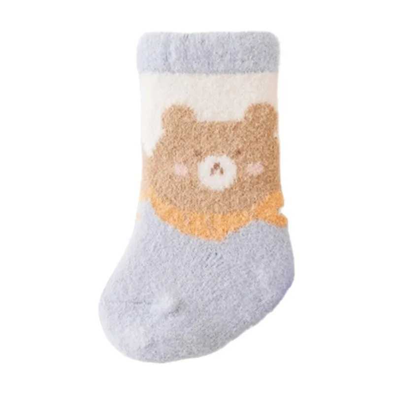 3 Pair Childrens Socks Winter Thick Warm Socks Cute Soft Mid Tube Socks Autumn Socks Baby Floor Socks G251124