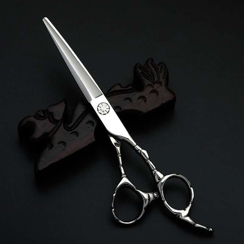 6.0Inch VG-10Steel Professional Salon Hair Stylist High-end Haircut Straight And Tooth Shears Hairdressing Scissors Set
