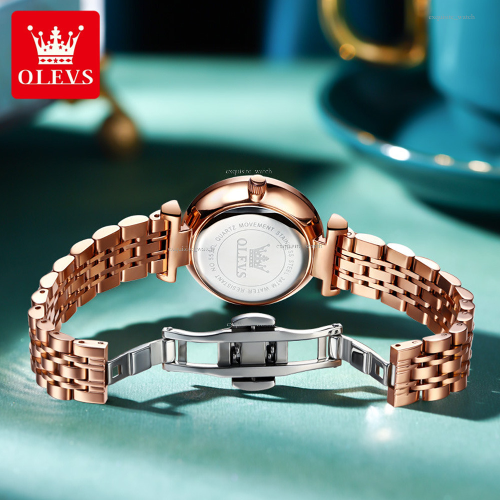 OLEVS Luxury Outdoor Watches Gemstone Dials Smooth And Waterproof Business Women's Watches Designer Watches Free Delivery And Wholesale