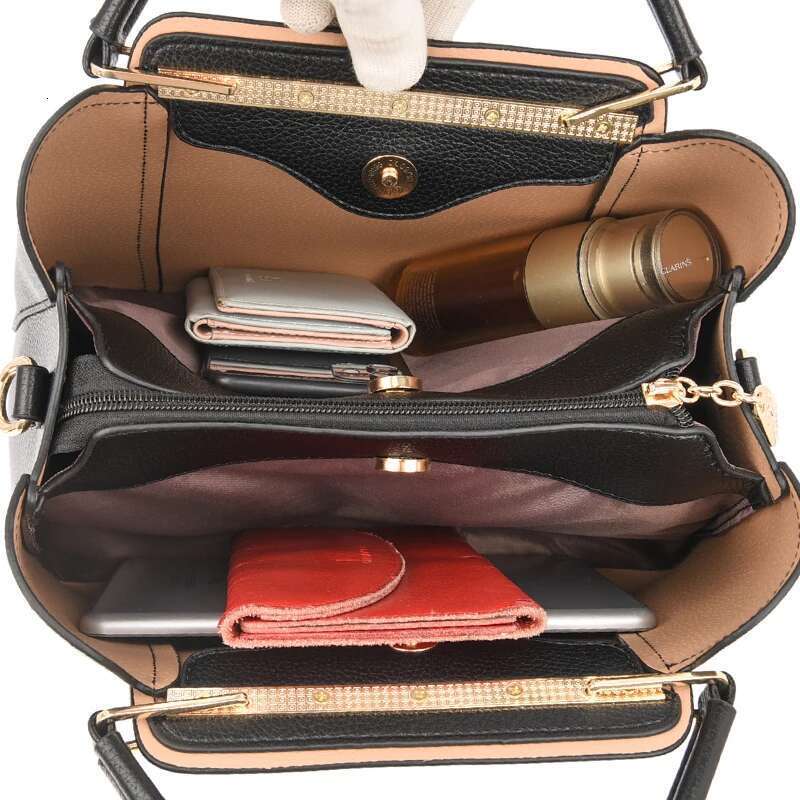Women Soft Leather Handbags Designer hot 3 Layers Shoulder Crossbody Bags Ladies Large Capacity Shopping Brand Messenger Tote