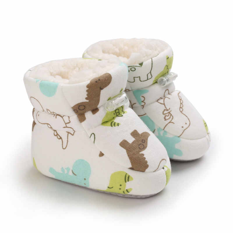 Baby Non Slip New Born Toddler Shoes Winter Infant Enfant Cotton Snow Boots Kidszworld Multicolor Cartoon Little Kids Boots 0-18 Months 0-18 Months K0