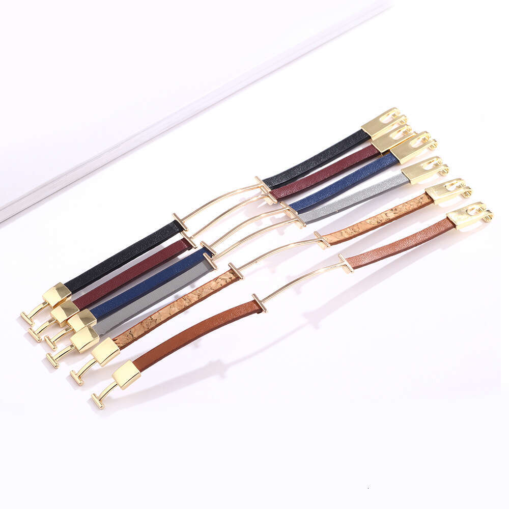 Fashionable Handicrafts, Versatile Women's Simple H-shaped Buckle, Alloy Bracelet, New Style