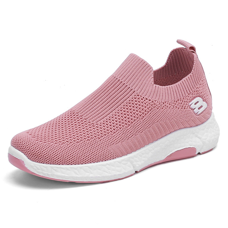 For Women Spring Summer New Collection One Step Versatile Casual Single Flyknit Breathable Sports Shoes Women S Shoes Ddmysaturn Ddmysaturn
