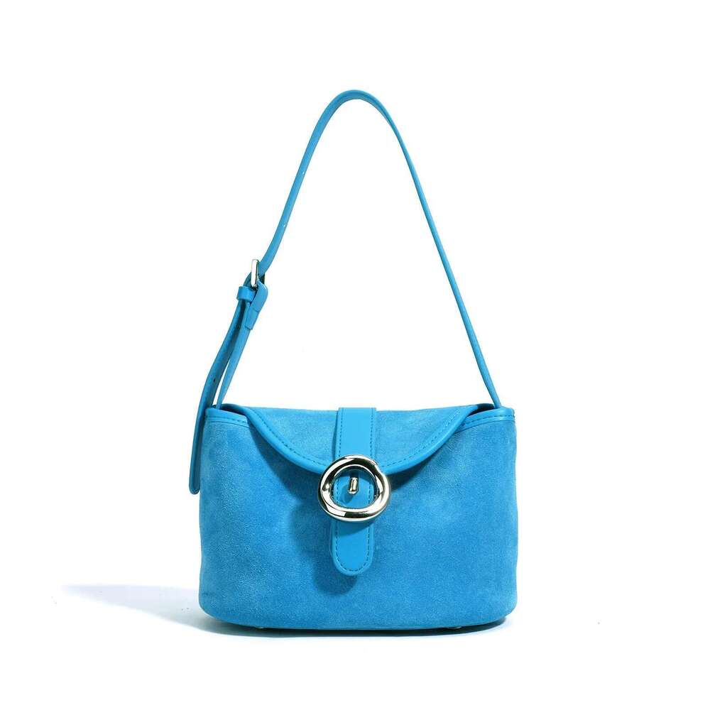 Designer Bag Genuine Leather Crossbody For Women 2025New Metal Hand Buckle Fashion Female Shoulder Bags Casual Designer Clutch