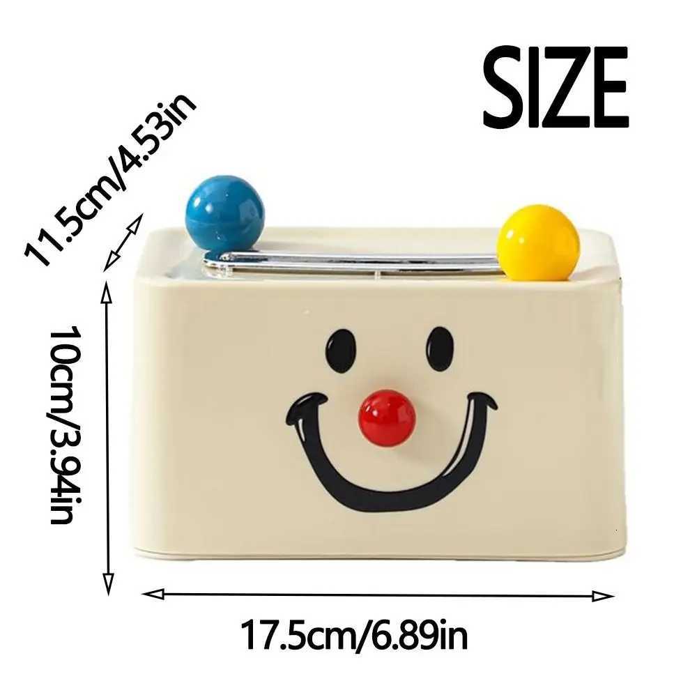 Creative Clown Tissue Box Durable Plastic Clown Face Tissue Case Cover Sturdy Decorative Paper Holder BathroomM251124