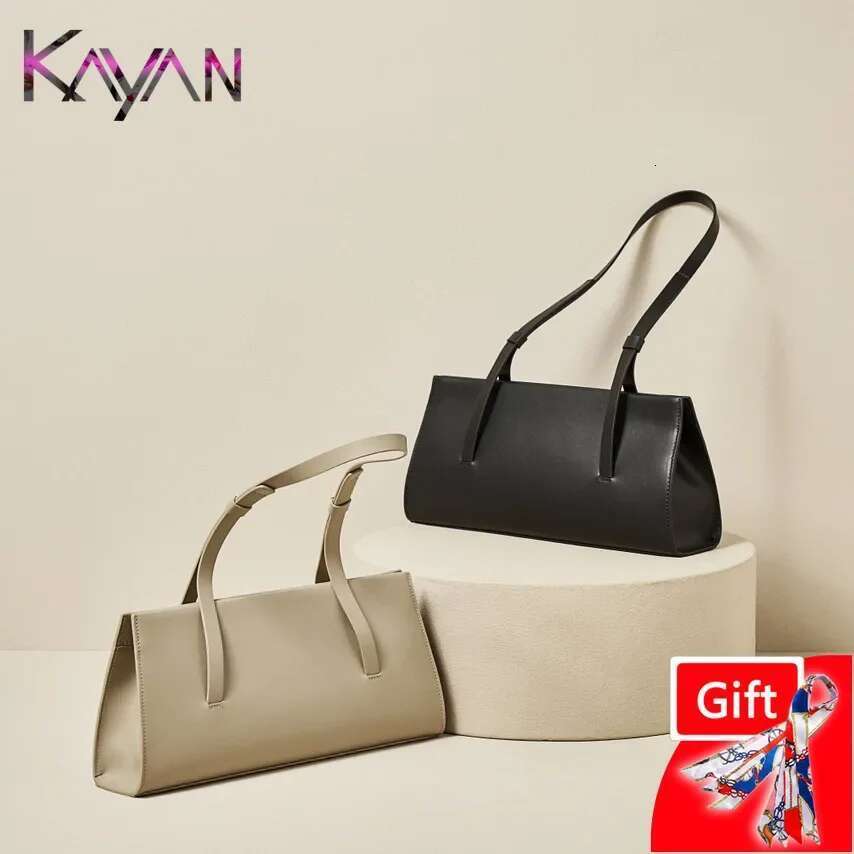 Designer Bag High Quality Second Layer Cowhide Women Shoulder Square Bag Solid Genuine Letaher Female Underarm Top Handle Handbag Ladies Tote