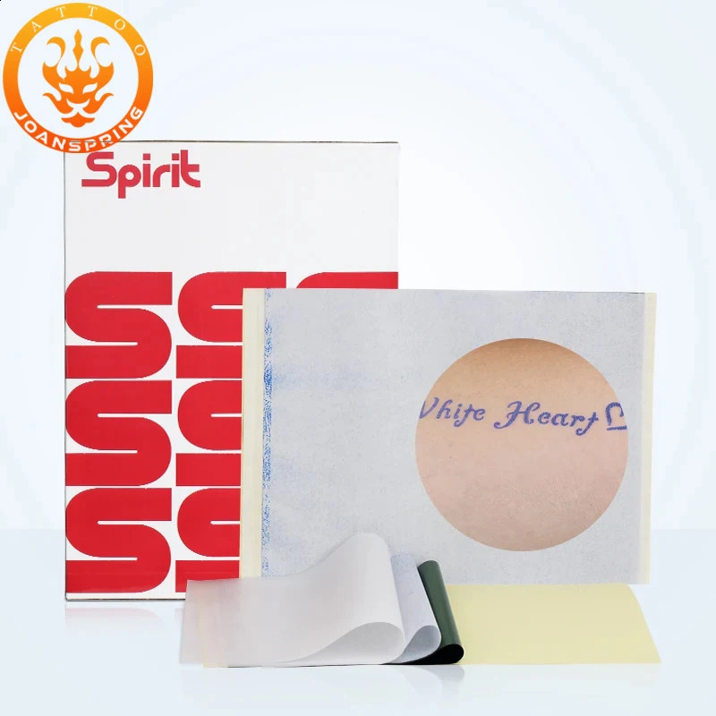 50/100PCS Spirit Master Tattoo Transfer Paper Carbon Thermal Stencil Tattoo Paper Copy Paper Tracing Paper For Tattoo Supplies 250422