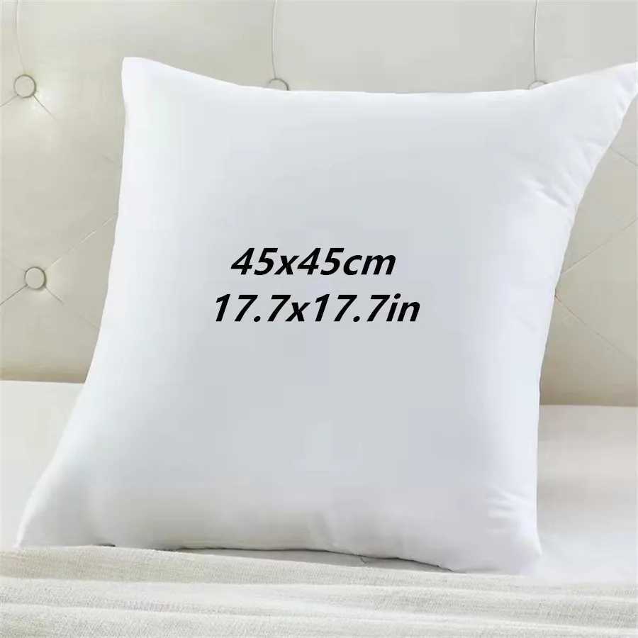 Classic 45x45cm Solid Color Cushion Core Soft Head Pillow Inner PP Cotton Filling Funny Health Care Customized Cushion Filler G251124