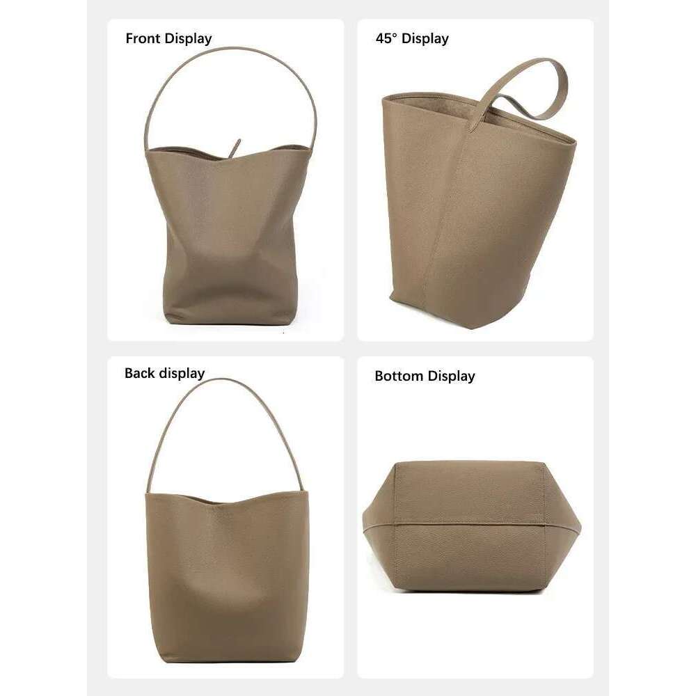 Designer Bag Zency Cowhide Leather Large Tote Bag For Women High Capacity Bucket Leisure String Composite Bags Trendy