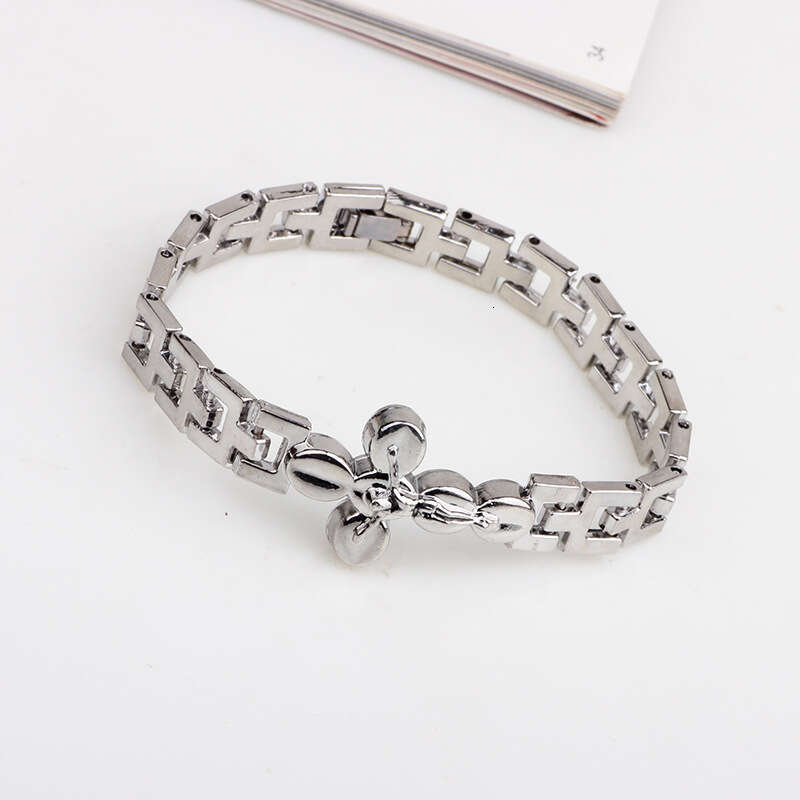 Bracelet, metal cross, hollowed out alloy accessories, wristband, cool and fashionable street accessories