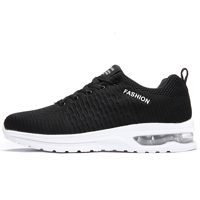 Air Cushion Sneakers For Men Lightweight Breathable Mesh Running Shoes Large Size Sport Shoes
