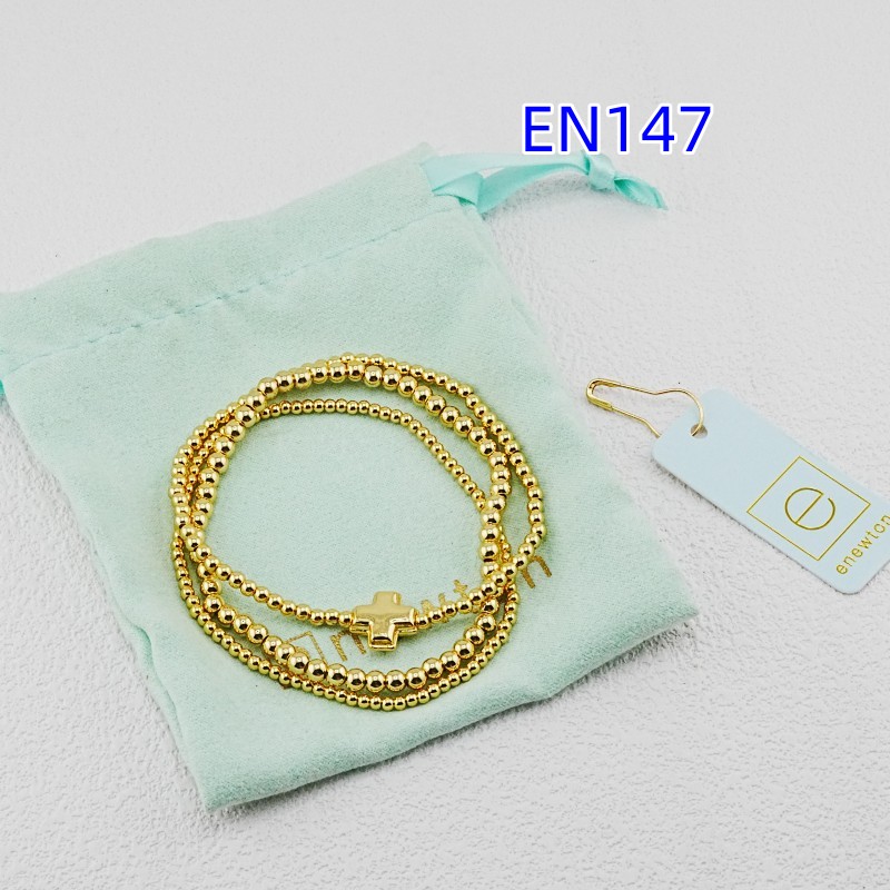 1:1 E-Newton Gold Jewelry Multi Layer Beaded Bracelet Designer For Women Birthday Christmas Gift EN143