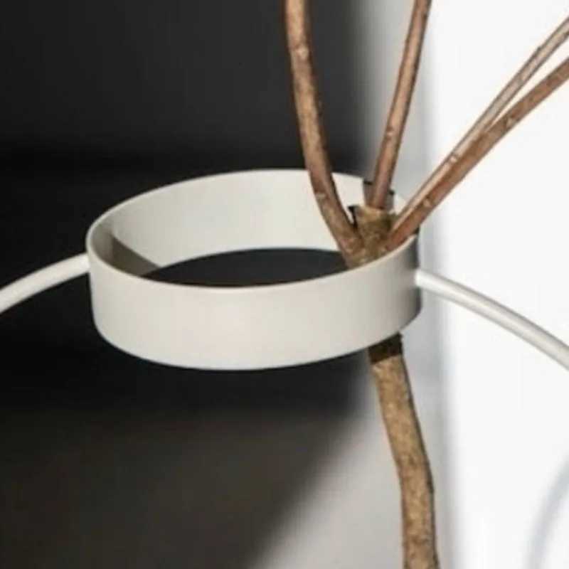 Metal Nordic Luxury Vases White Round Moon Living Room Vases Creative Personal Simple Multifunctional Desktop Home Decoration C251124