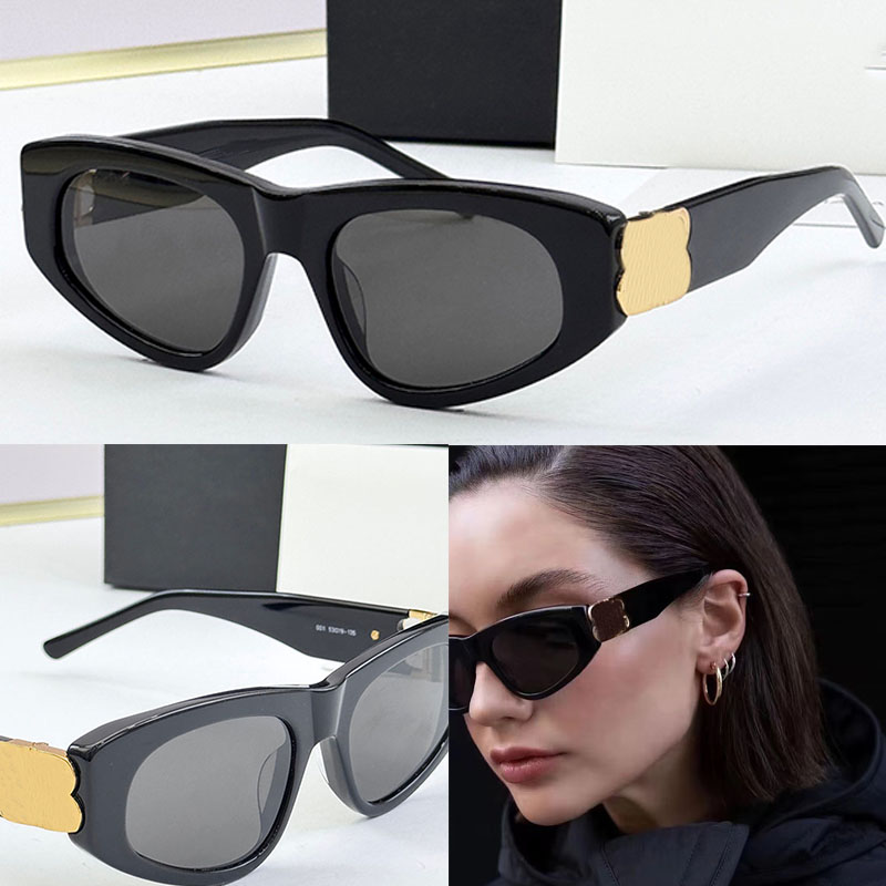 Designer Womens Cat Eye Sunglasses Classic retro lady personalized sunglasses Fashionable acetate cat eye glasses UV400 0095