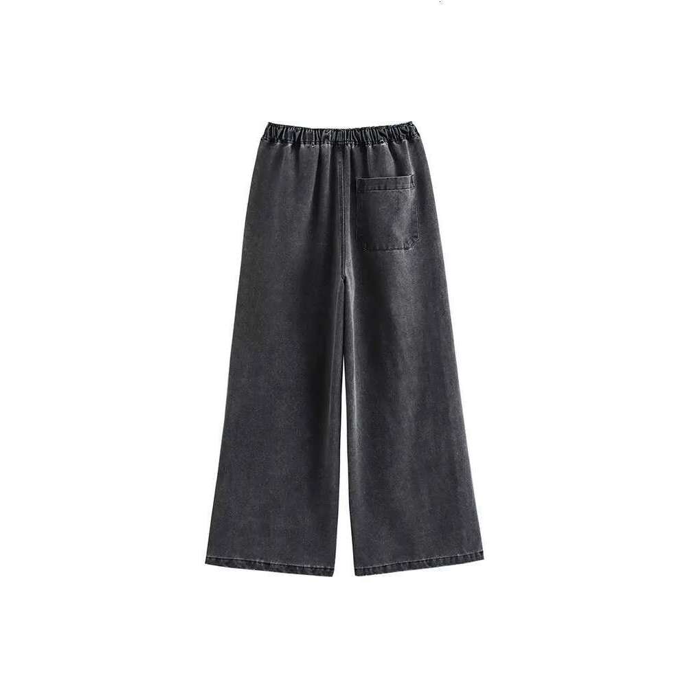 Designer Clothes Autumn Jeans Sets Women Turn-Down Collar Casual Top Fashion High Waist Streetwear Female Denim Pant Two Piece Set