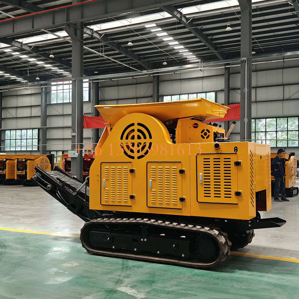 Mobile Crusher Plant For Stone Rock Aggregate Crushing