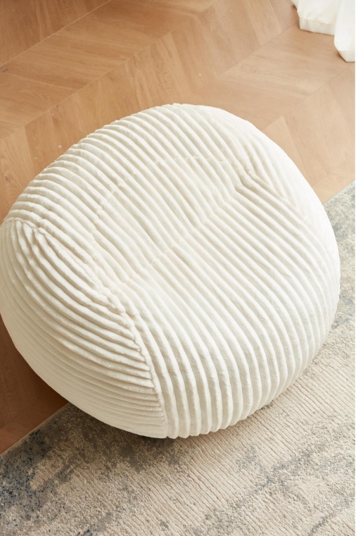 New imitation fur fabric soft lazy lounge sofa small bean bag versatile comfortable experience