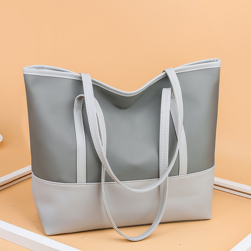 2025 New Fashion Women's Canvas Shoulder Oxford Cloth Designer Handbag Waterproof Large Capacity Shoulder Bag Mother Bag