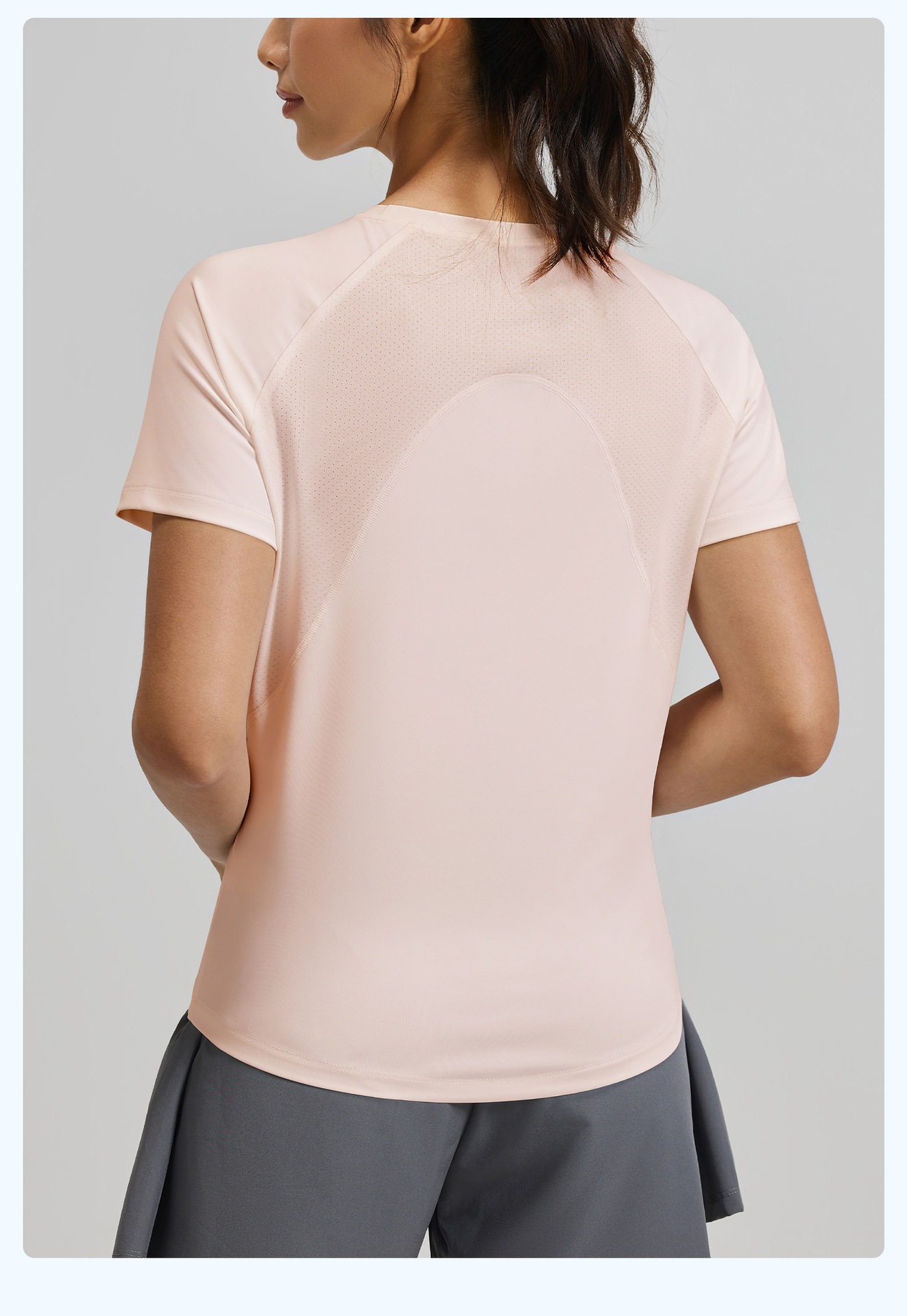 Women Yoga T shirt Cew Neck Fintness Short Sleeve Skinfriendly Workout Breathble Blackless Quick Dry Top Female BFT024