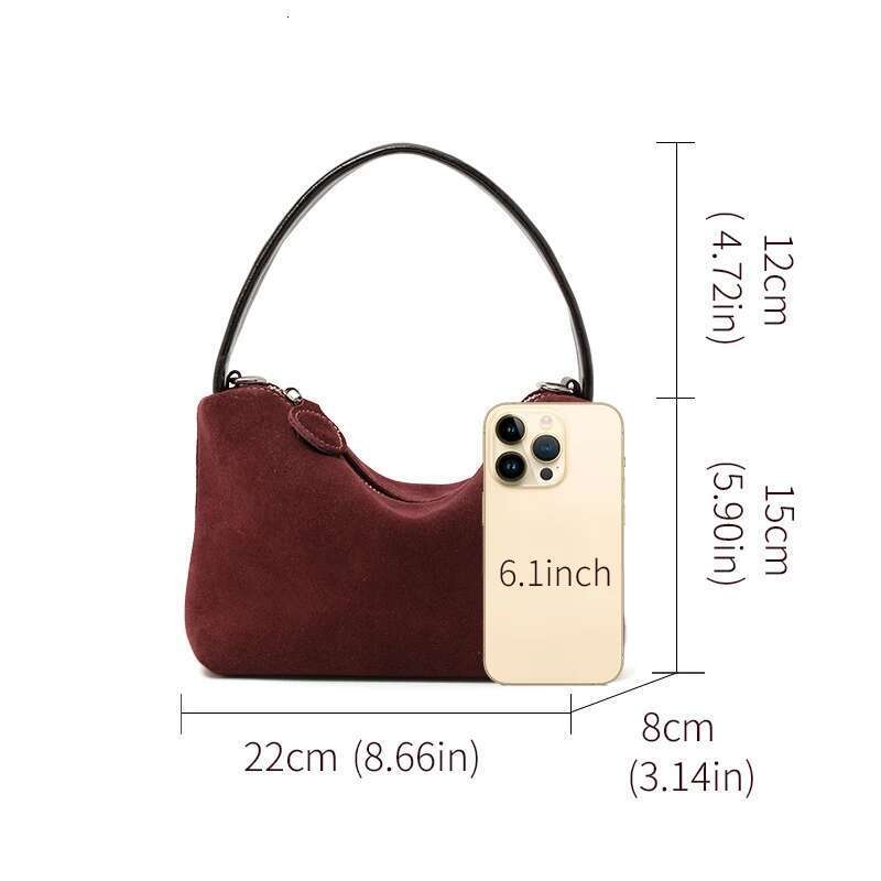 Designer Bag Leather Casual Small-Sized High-End Casual-Style Korean-Style Retro Crossbody Bag With Cowhide Material